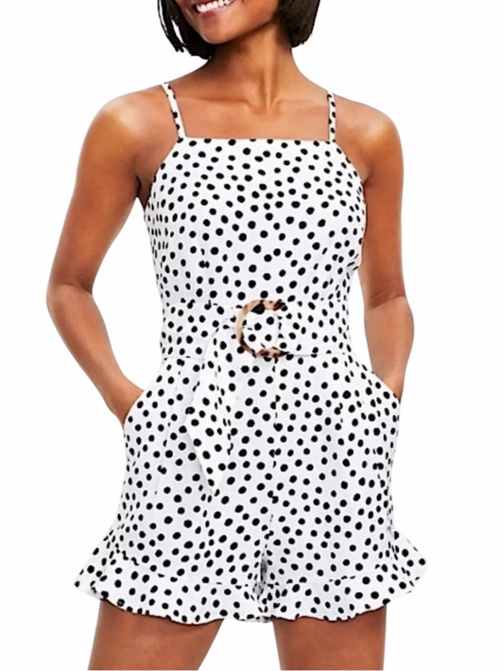 LOFT Polka Dot Romper